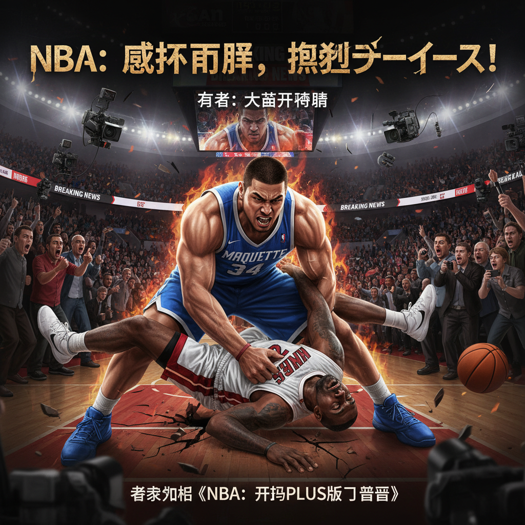 NBA：恶汉前锋，抱摔詹姆斯！