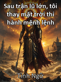 Tựa sách: Sau trận lũ lớn, tôi thay mặt trời thi hành mệnh lệnh