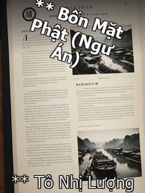 **Tựa sách:** Bốn Mặt Phật (Ngư Án)